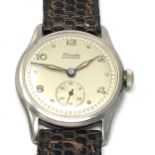 Vintage Nivada gents wristwatch the watch is ticking case and dial in good condition