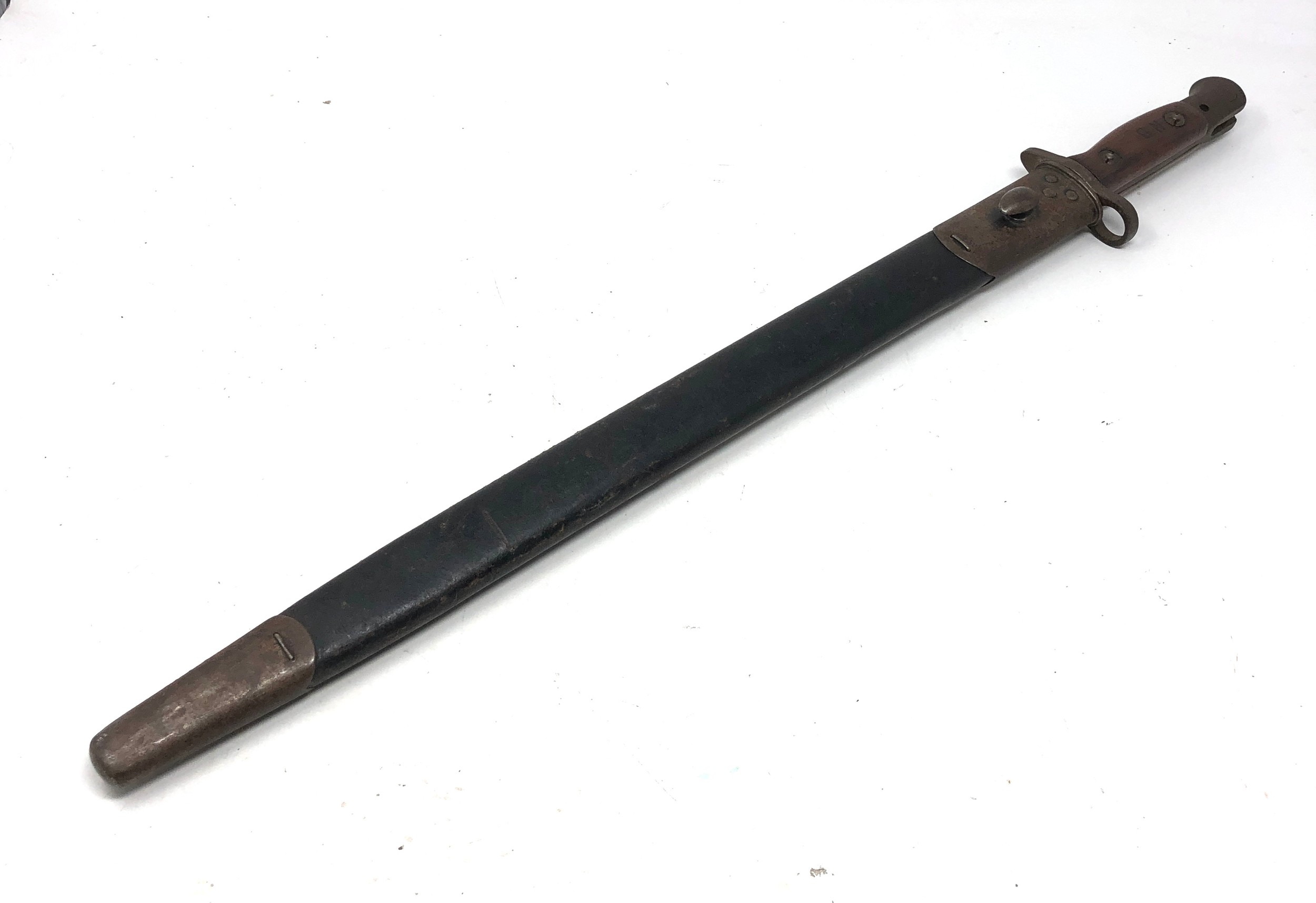 1907 sanderson bayonet and scabbard - Image 2 of 6