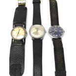 3 vintage gents wrist watches inc oris princeton etc the watches are ticking