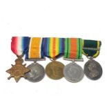 ww1 / ww2 mounted territorial medal group ww1 trio named 121 s. sgt c sayer r.f.a territorial with