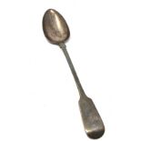 Victorian silver serving spoon london silver hallmarks