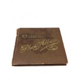 Ogdens photo album with guinea gold cigarette photo cards