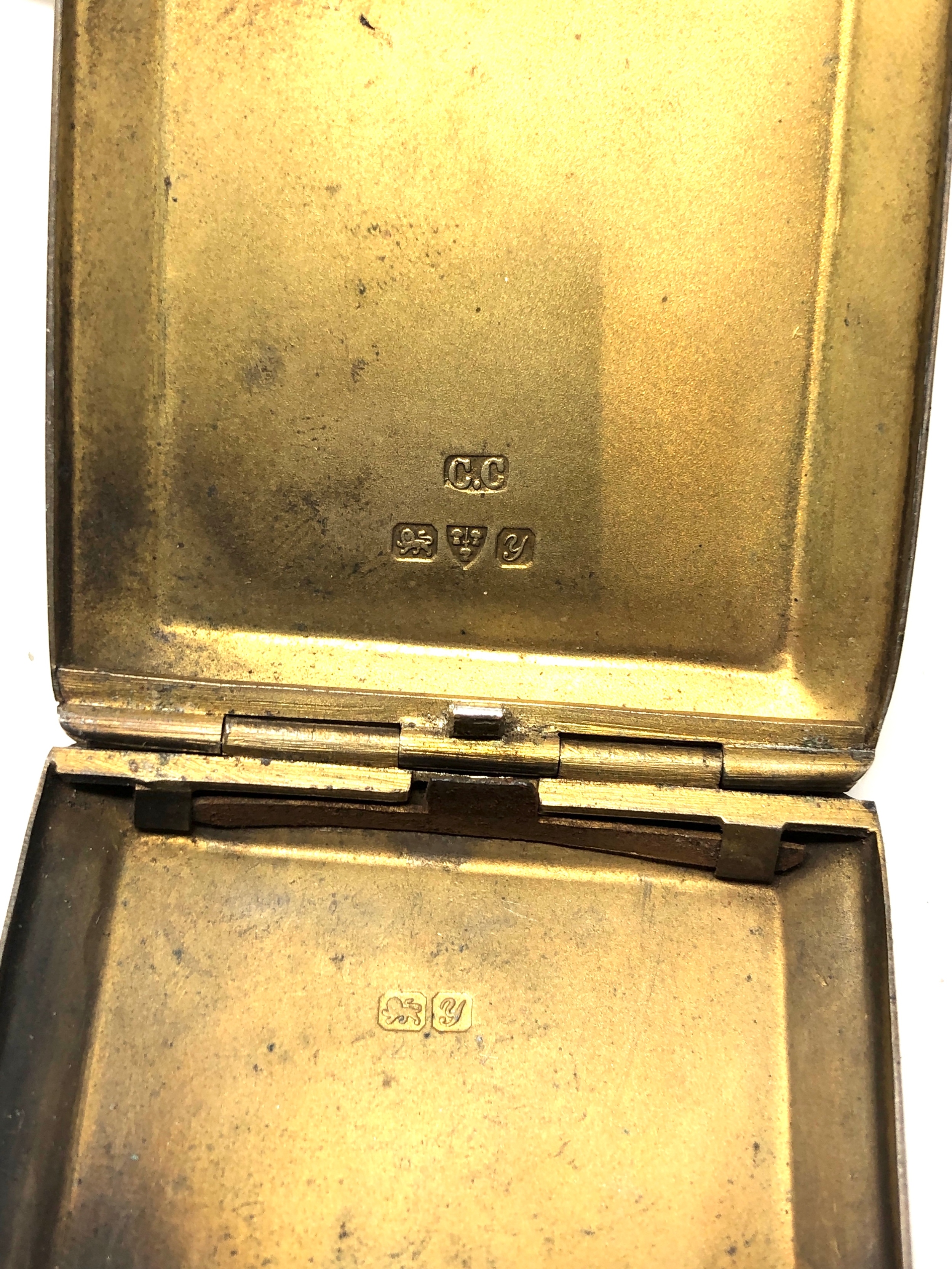 3 antique silver items inc match striker match box etc - Image 5 of 6