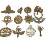 12 military cap badges