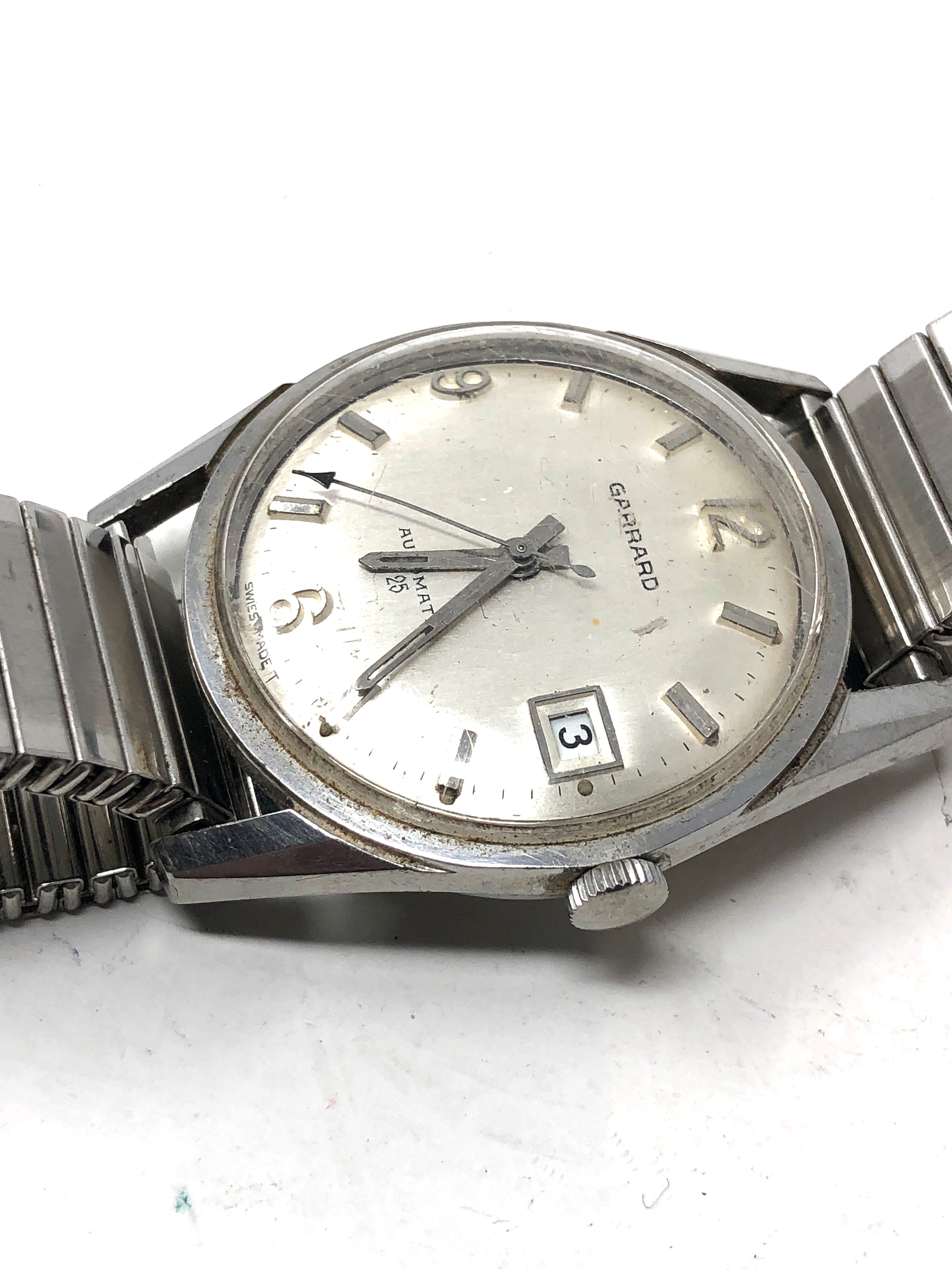 Vintage gents garrard automatic wristwatch the watch is ticking - Image 2 of 3