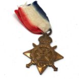 ww1 1914-15 star medal to 36077 gnr h.searle r.f.a