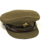 Original WW2 R.E.M.E Officers Peaked Cap