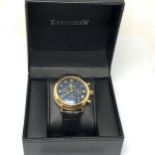 Thomas Earnshaw mens wristwatch as new boxed the watch is ticking