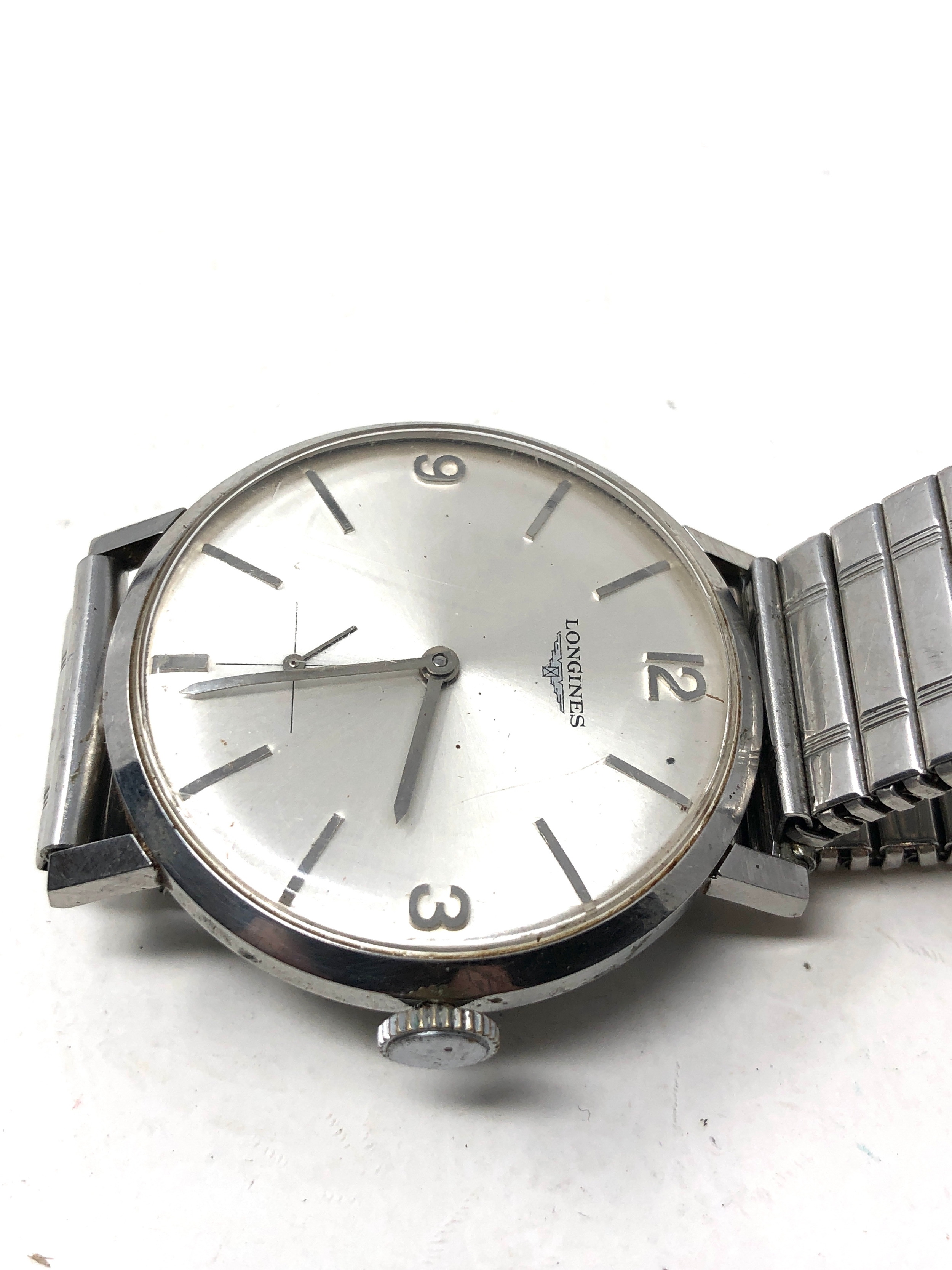 Vintage gents longines wristwatch the watch is not ticking - Image 2 of 3