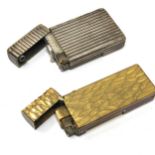 2 Vintage dunhill cigarette lighters parts spars or repair