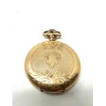 Antique Elgin gold plated pocket watch the watch is not ticking