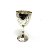Antique silver goblet birmingham silver hallmarks measures height 14.5cm weight 92g