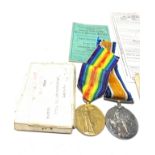 WW1 Medals + paperwork to 58373 pte hickingbotham leicester reg special constable medal to sgt w