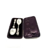 Victorian Boxed silver apostle spoons