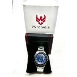 New Swiss Eagle gents wristwatch working order new boxed