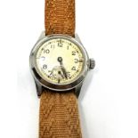 Military engraved wristwatch
