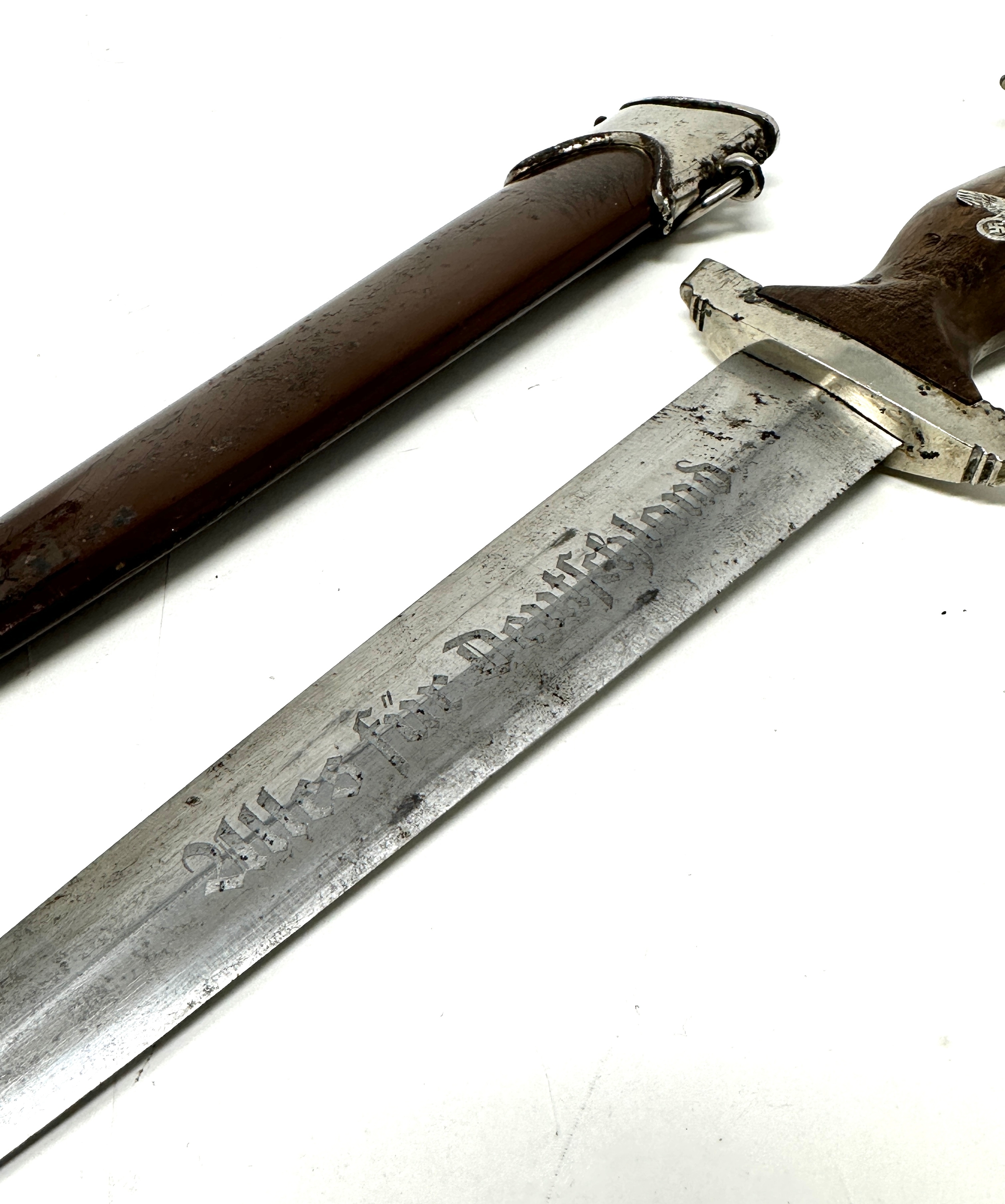 WW2 German s.a dagger blade maker marked R Z M M7/13 - Bild 3 aus 5