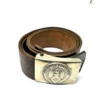 German Hitler youth buckle & leather belt