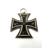 ww2 German 2nd class iron cross ring stamp maker mark No100