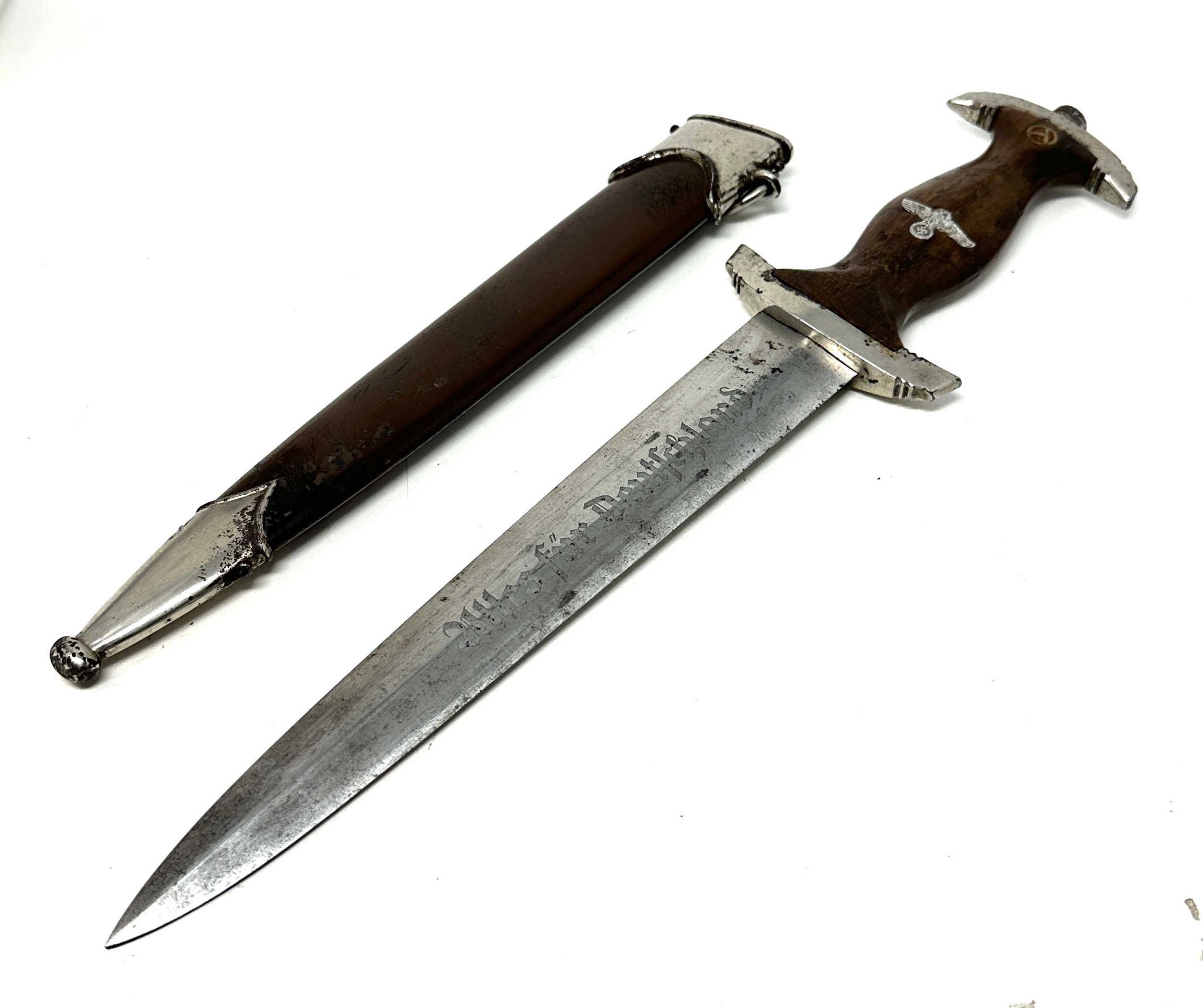 WW2 German s.a dagger blade maker marked R Z M M7/13 - Bild 2 aus 5