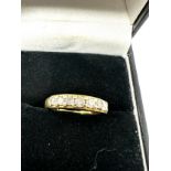 18ct yellow gold vintage diamond ring (2.3g)