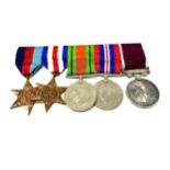 ww2 Long service medal group to s/54556 W.O CL.1 J mahes r.a.s.c
