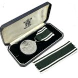 Rare ER.11 Boxed ambulance service emergency duties long service medal to Eileen Mc donnald