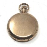 Waltham rolled gold full hunter pocket watch the watch is ticking