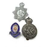 3 antique / Vintage Police badges inc city of London walsall borough lancashire