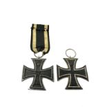 2 ww1 german iron cross 2nd class ring stamps KO - M