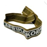 ww2 German Afrika korps cuff title