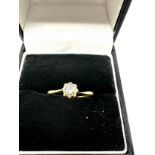 18ct vintage diamond ring (0.9g)