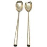 Mappin & webb silver serving spoons