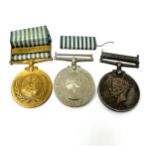 Korea medal pair + malaya to D/SSX 836748 C HATFIELD ORD SMN R.N A.B.R.N