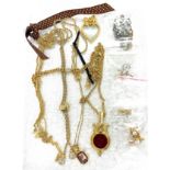 Selection of Joan river costume jewellery includes necklace, earrings etc (2 pieces not Joan Rivers)