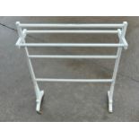 Vintage wooden towel rail