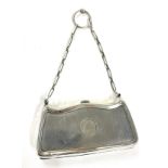 Silver hallmarked purse, total weight approx 108grams