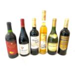 6 Bottles of assorted wine includes Gold selection, Marques de valido, RIOJA ETC