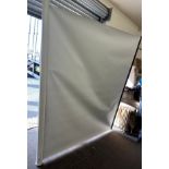 Draper luma projection screen approx 8 foot wide 5 foot tall