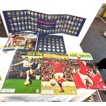 Selection of 5 vintage complete football books