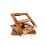 Folding Oscalating wooden Thistle and Spice book stand