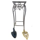 Metal plant stand, metal iron and iron stand