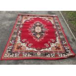 Large rug measures approx 95 inches by 71 inches