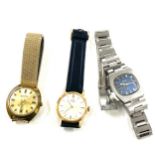 Three vintage Swiss wrist watches Pennard, Rotary and Oris