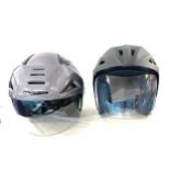 Nitro X512 V Open-Face Motorcycle Helmet Motorbike and a Arashi crash helmet- approx size Large