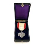 Japanese Order of the Rising Sun medal in original box