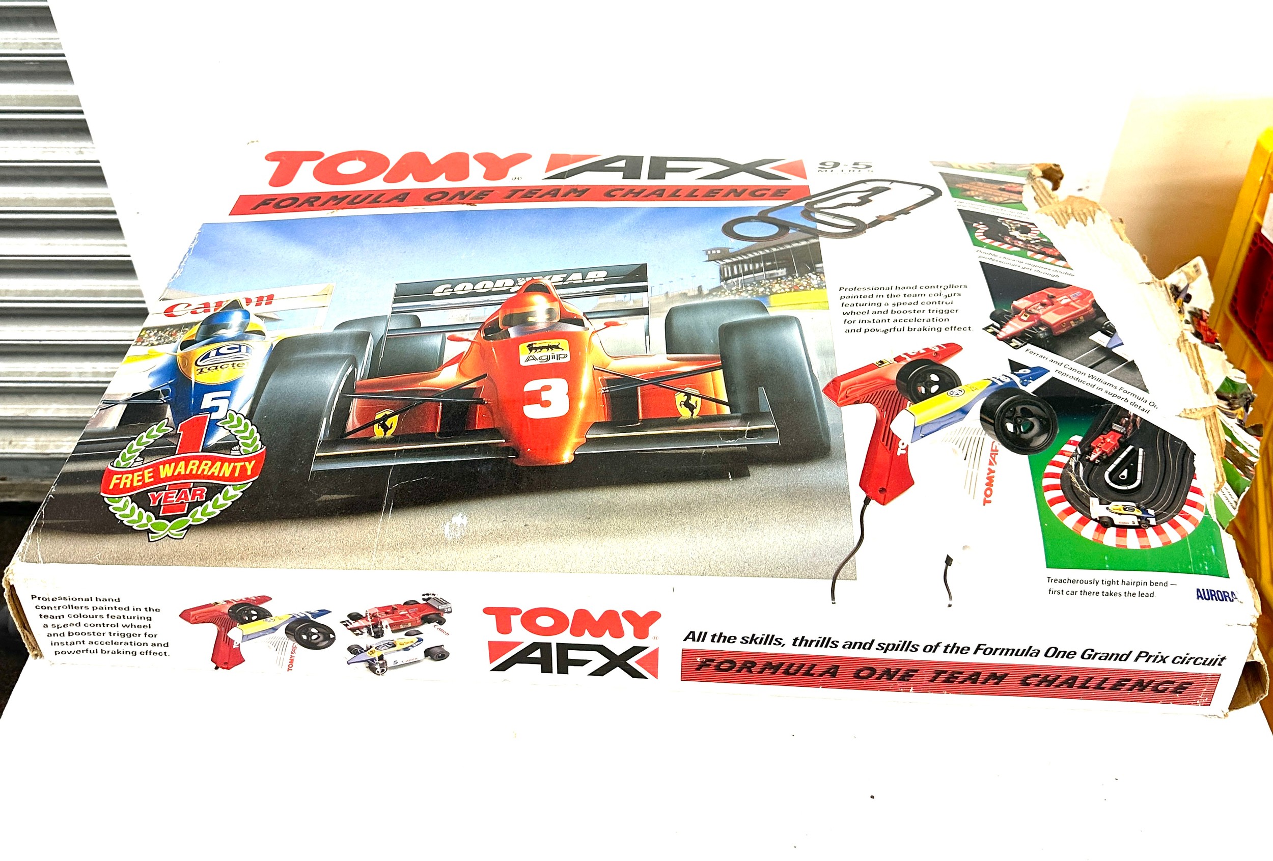 Vintage Tomy AFX formula 1 team challenge, complete - Image 2 of 3
