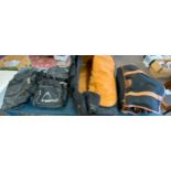 Selection of travel bags includes Head, Antler etc