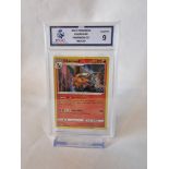 Pokemon charizard 010/078 trading card from the pokemon Go set, graded by the Majesty grading