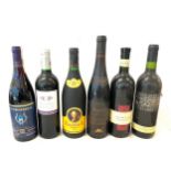 6 Bottles of assorted wine includes Pinot Noir, Kumala, Rioj, Oak aged etc